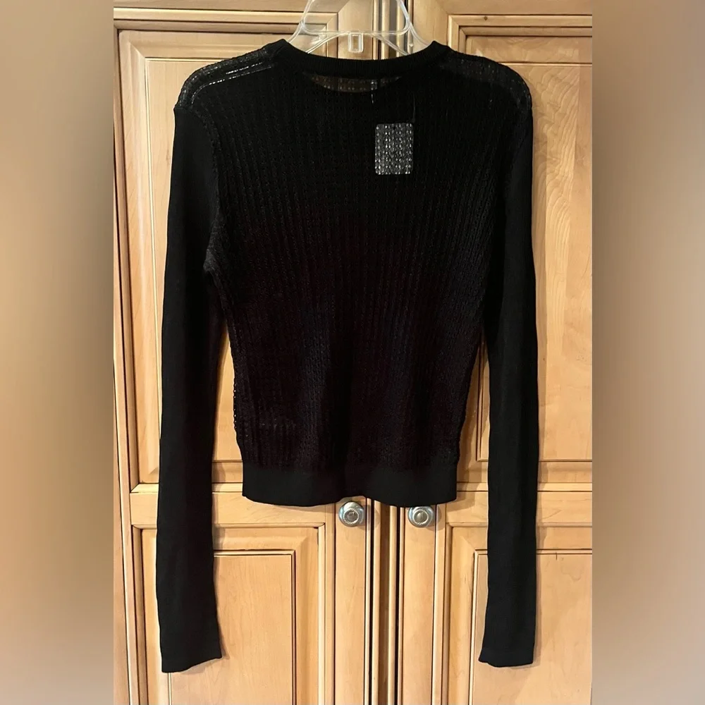 NWT Free People H20 Crewneck Sheer Pullover